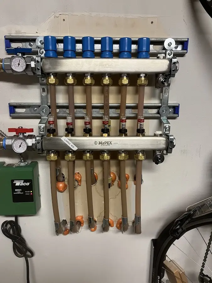 Plumber performing Leak Detection at a residential property in Bullard